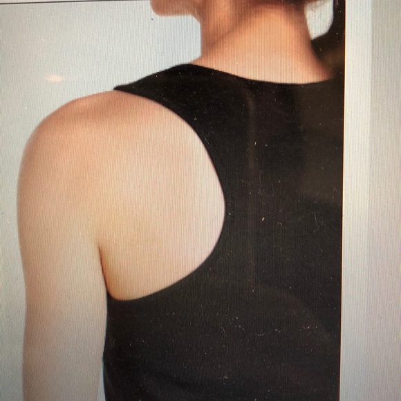 Splendid black tee top ribbed Med tank - Picture 7 of 7